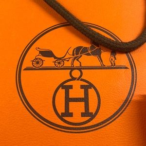Set of 3 Hermes Shopping bags